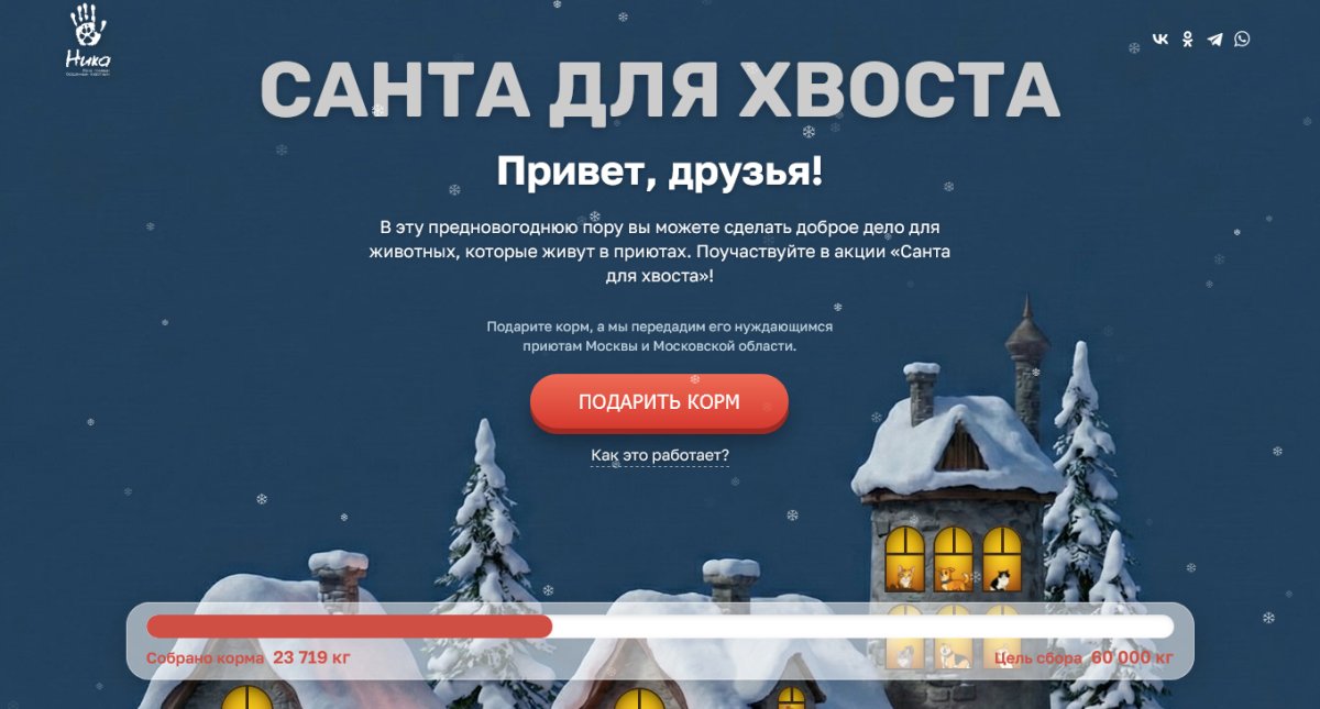 Фонд Ника - Санта для хвоста