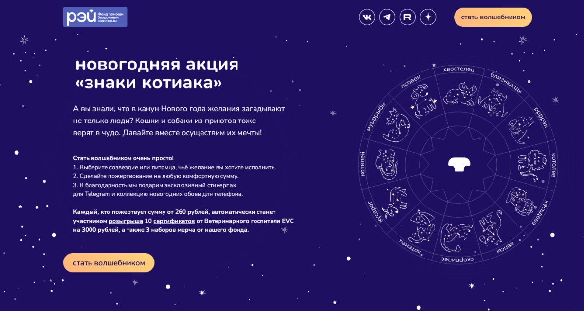 Фонд Рэй - Знаки котиака